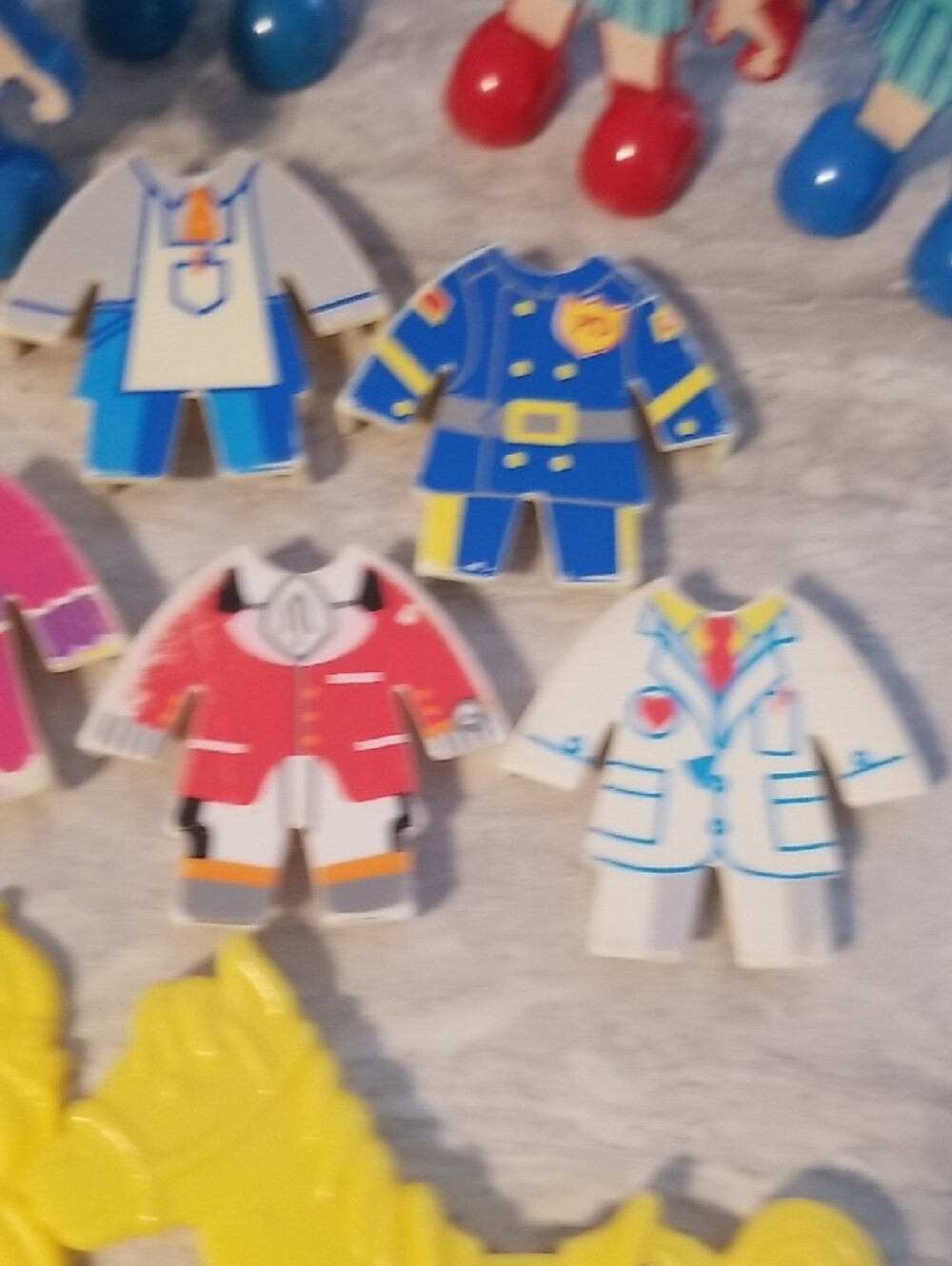 Vintage  Playskool Flat Folks Lot - Picture 6 of 12
